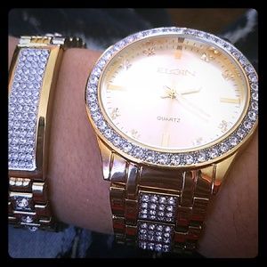 Brand new Elgin watch and band